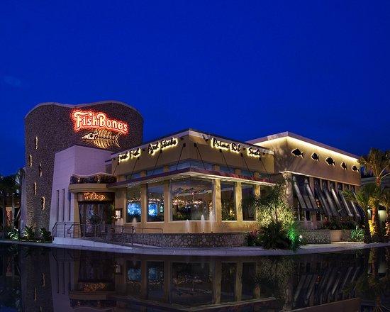 Fish bones outside view